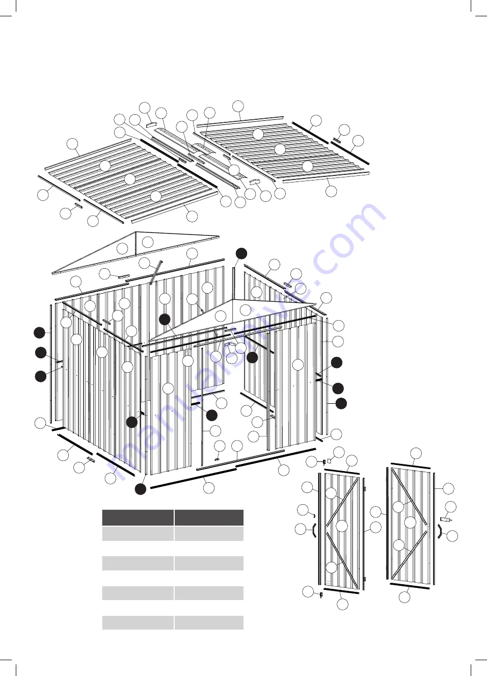 Pinnacle Outdoor Cyclonic Kit 3.0m Gable Series Assembly Instructions Manual Download Page 6