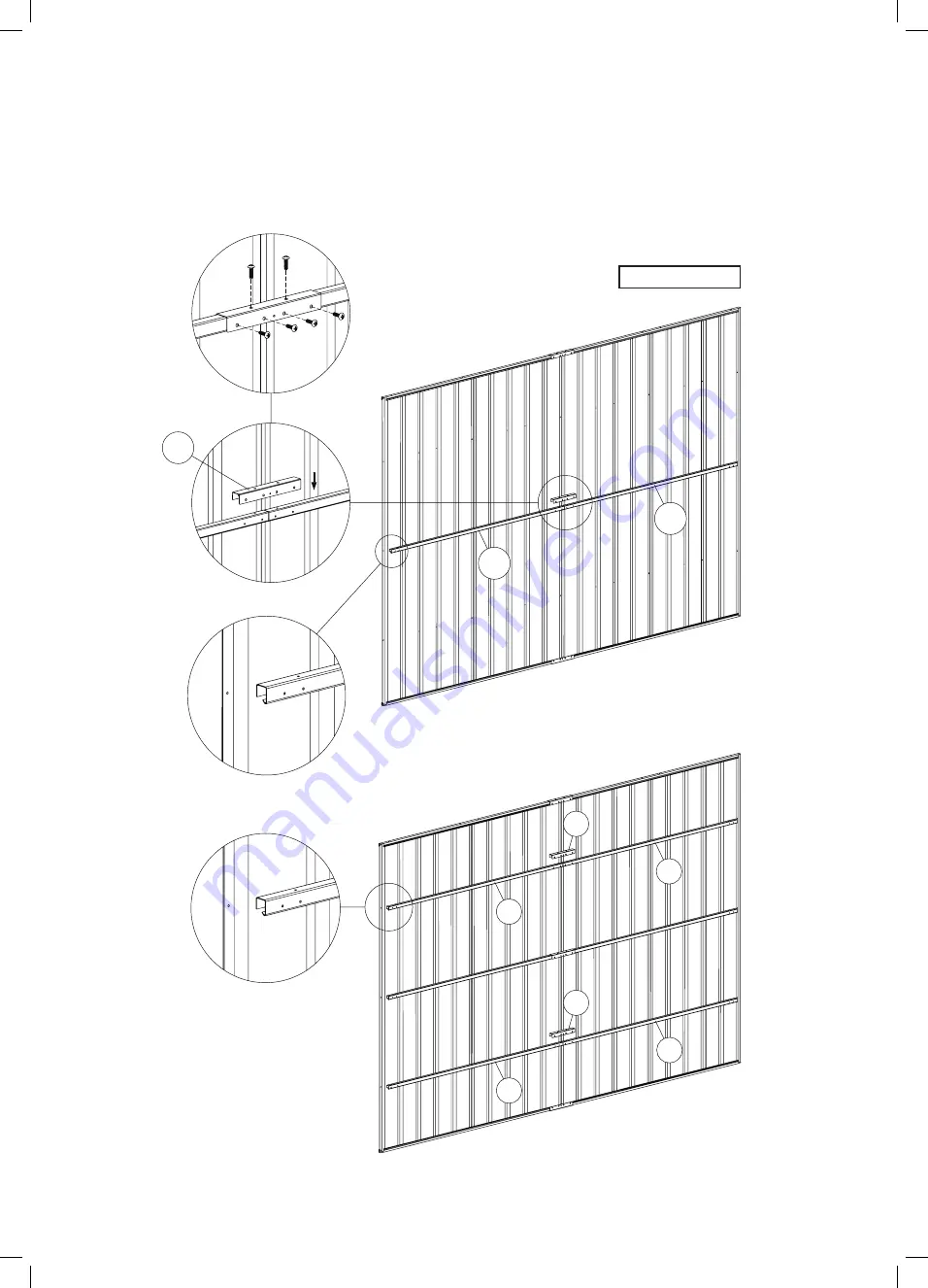 Pinnacle Outdoor Cyclonic Kit 3.0m Gable Series Assembly Instructions Manual Download Page 12