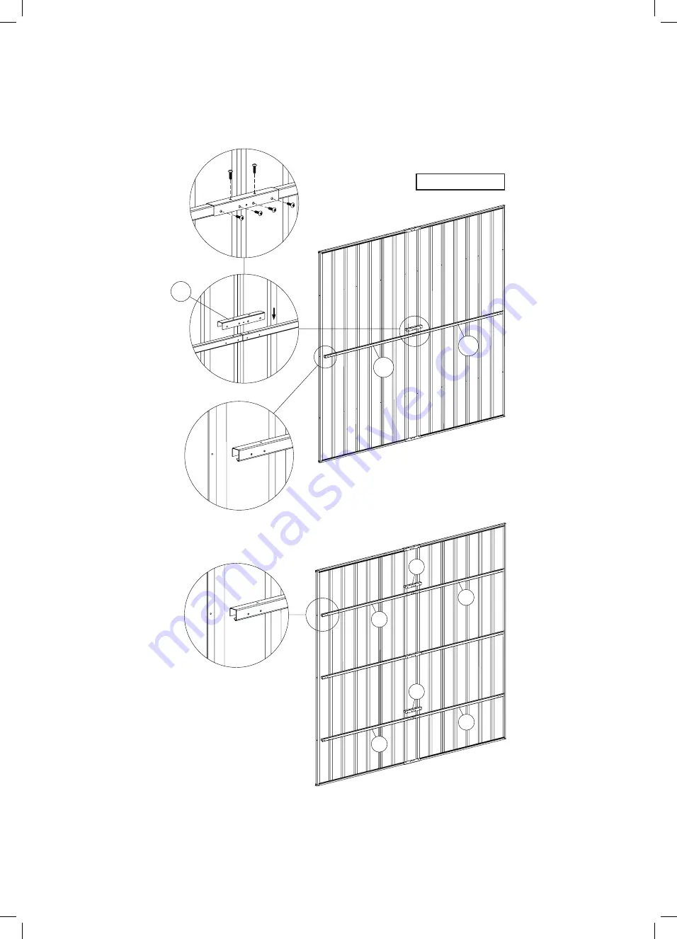 Pinnacle Outdoor Cyclonic Kit 3.0m Gable Series Assembly Instructions Manual Download Page 18