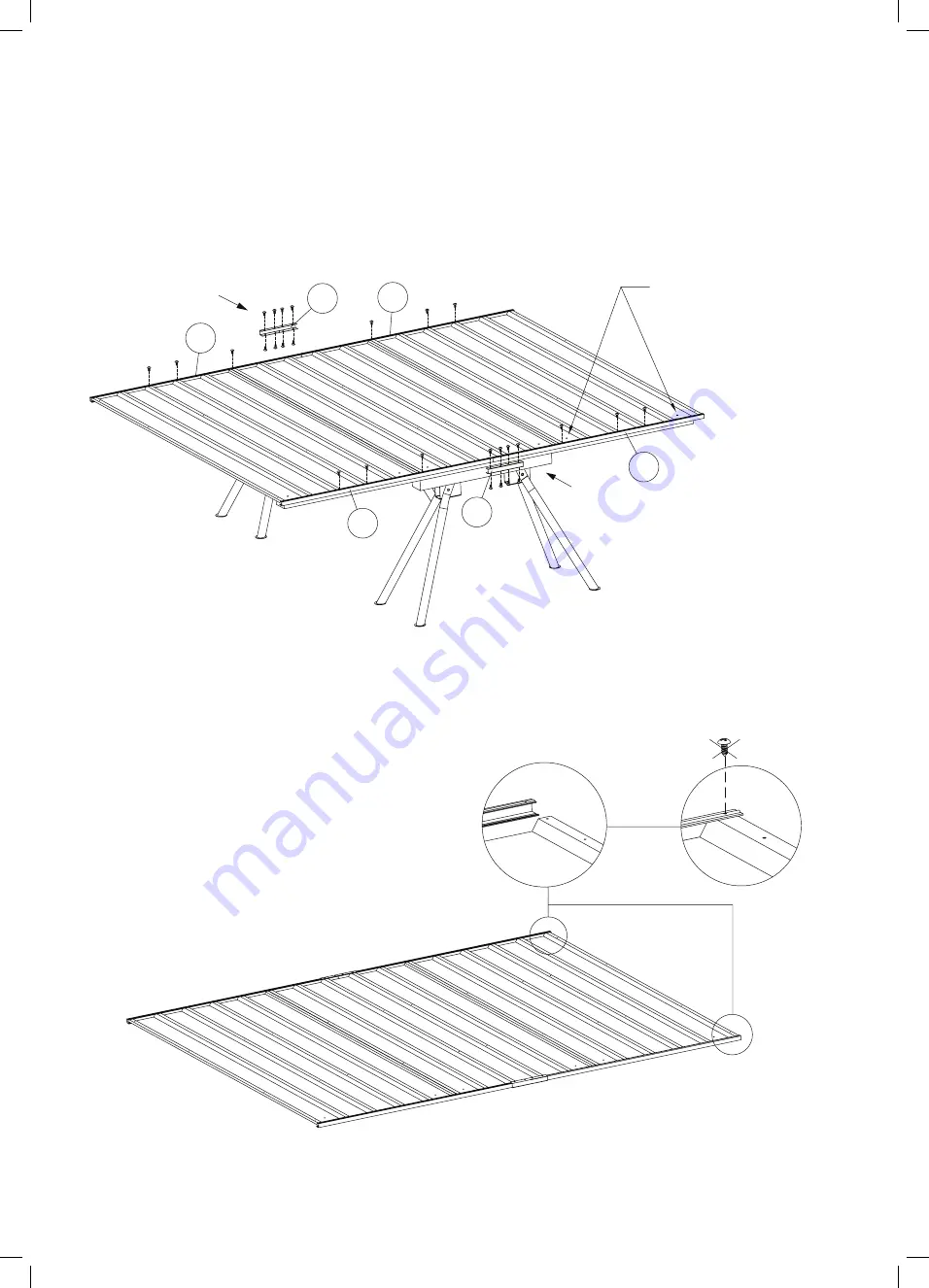 Pinnacle Outdoor Cyclonic Kit 3.0m Gable Series Assembly Instructions Manual Download Page 22