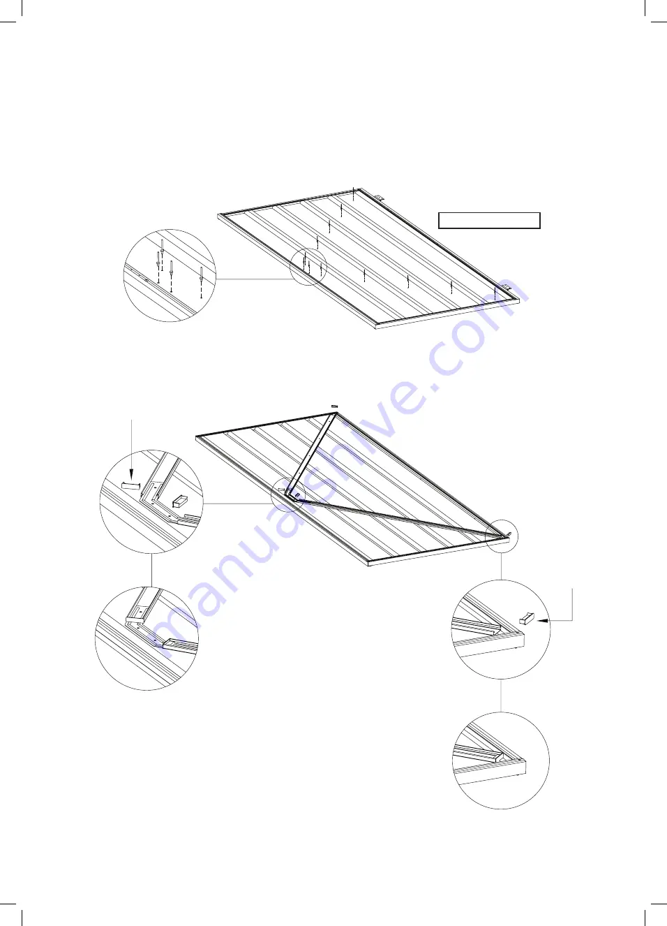 Pinnacle Outdoor Cyclonic Kit 3.0m Gable Series Assembly Instructions Manual Download Page 34