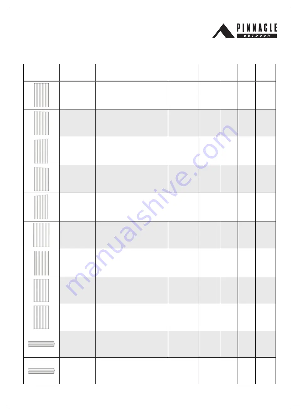 Pinnacle Outdoor GardenSHED 3.0m Skillion Series Assembly Instructions Manual Download Page 3