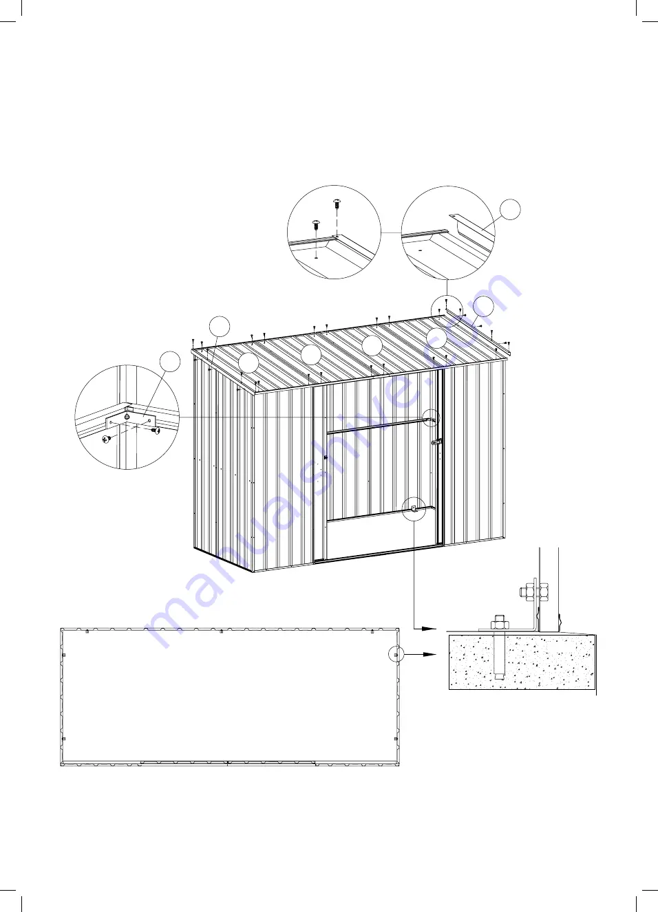 Pinnacle Outdoor GardenSHED 3.0m Skillion Series Скачать руководство пользователя страница 24