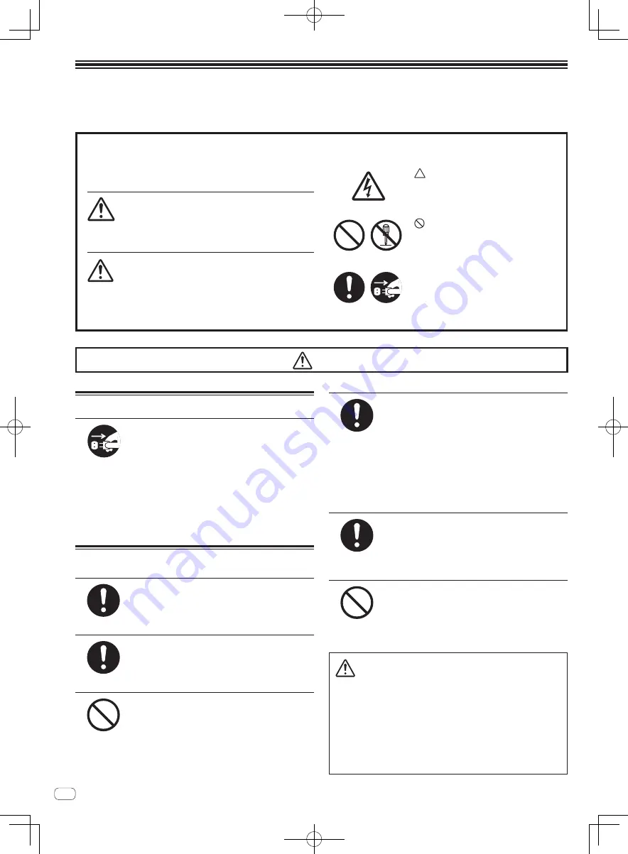 PIONEER DJ VM-50 Precautions For Installing Download Page 20