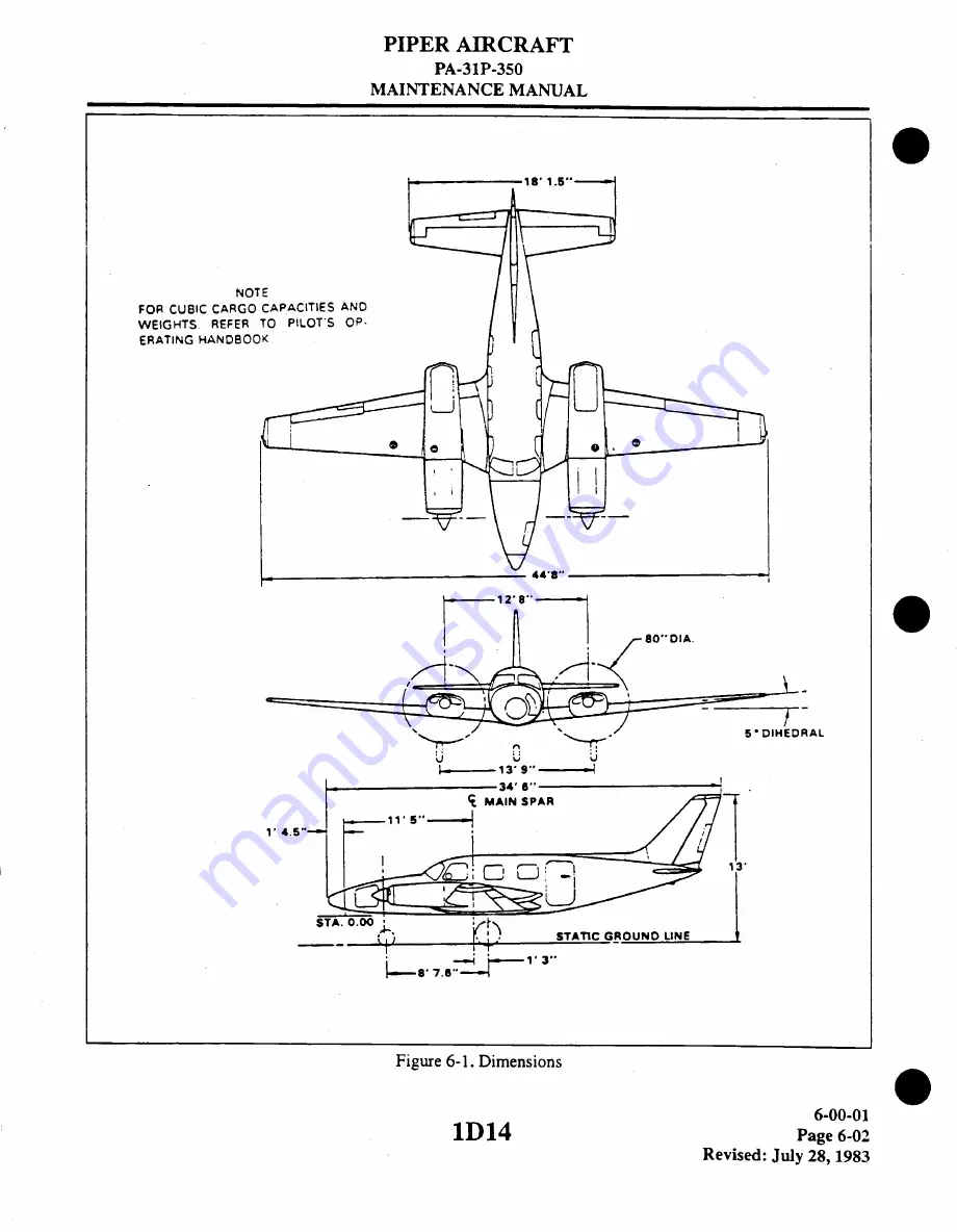 Piper Aircraft Corporation MOJAVE PA-31 P-350 Скачать руководство пользователя страница 86