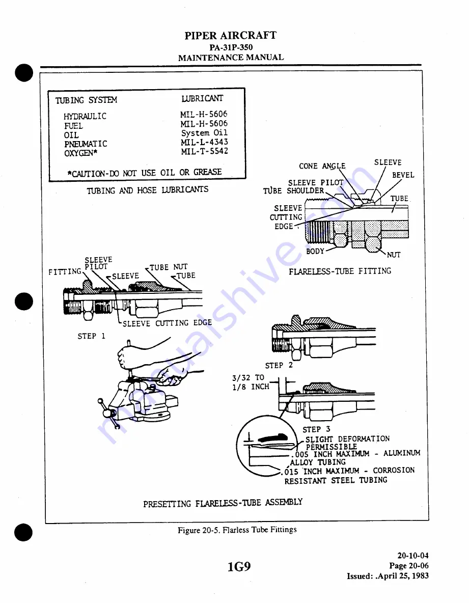 Piper Aircraft Corporation MOJAVE PA-31 P-350 Скачать руководство пользователя страница 153