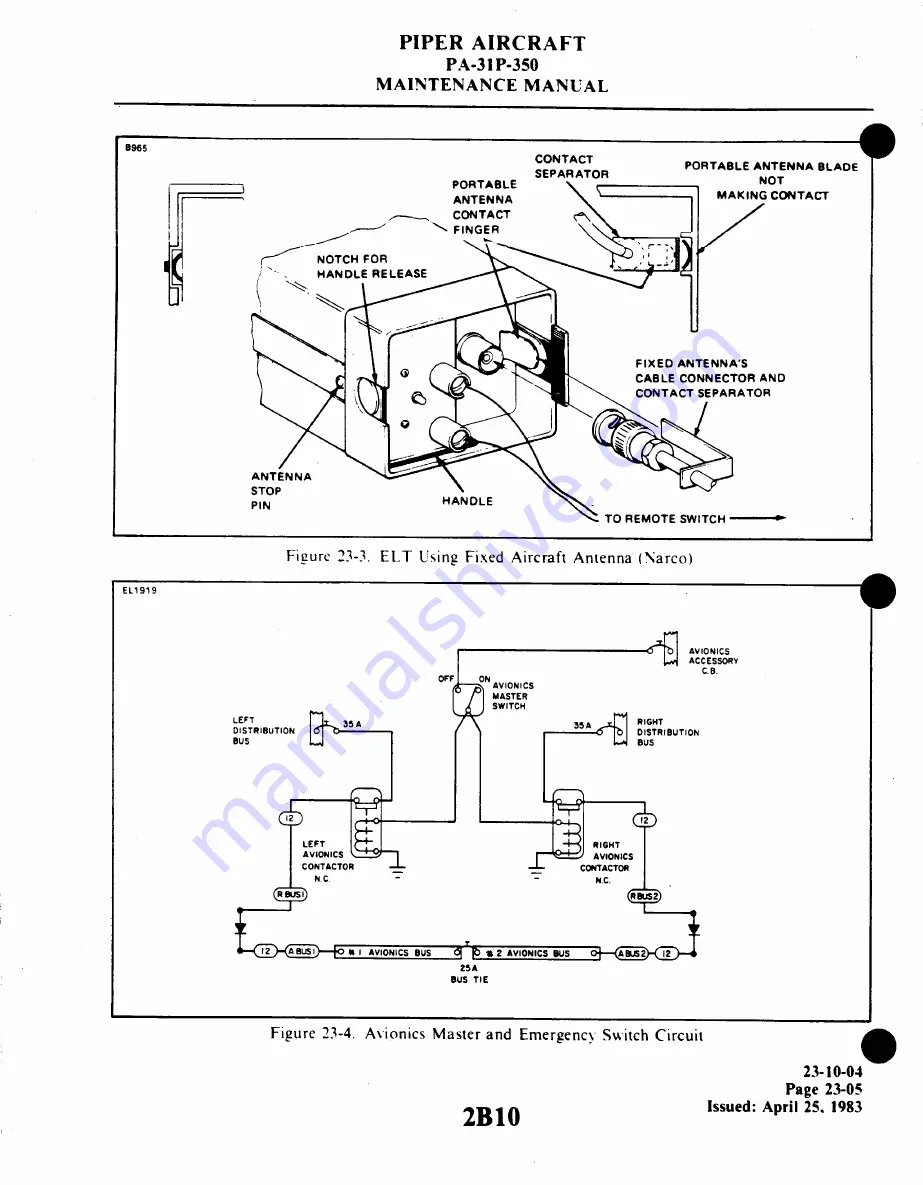 Piper Aircraft Corporation MOJAVE PA-31 P-350 Maintenance Manual Download Page 315