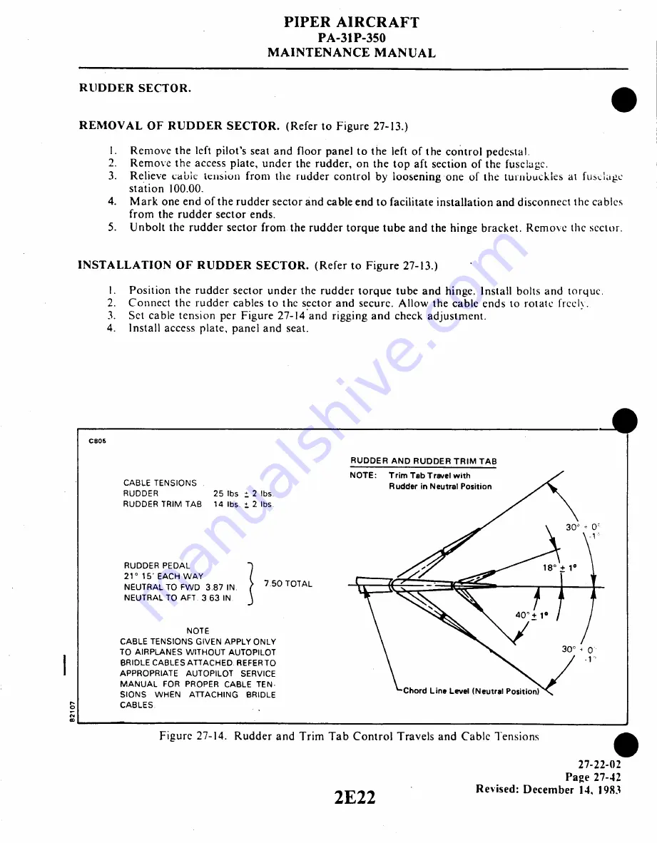 Piper Aircraft Corporation MOJAVE PA-31 P-350 Maintenance Manual Download Page 399