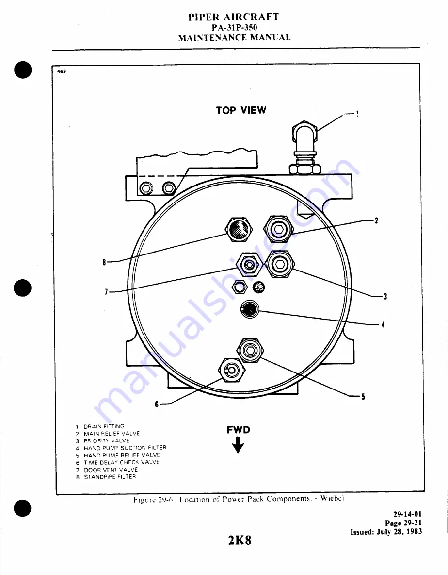 Piper Aircraft Corporation MOJAVE PA-31 P-350 Maintenance Manual Download Page 522