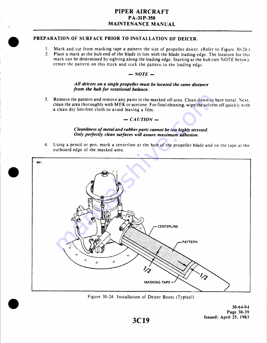 Piper Aircraft Corporation MOJAVE PA-31 P-350 Maintenance Manual Download Page 618