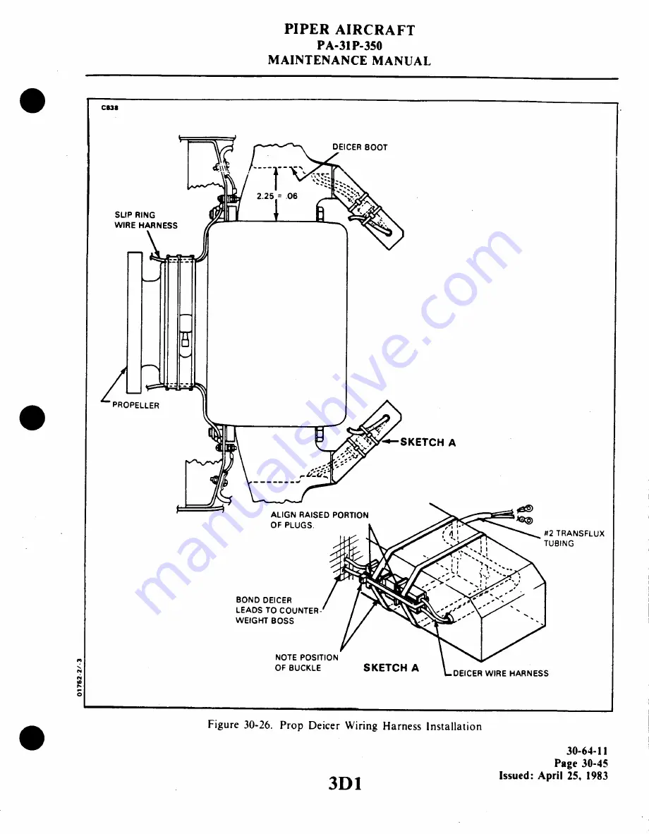 Piper Aircraft Corporation MOJAVE PA-31 P-350 Maintenance Manual Download Page 624