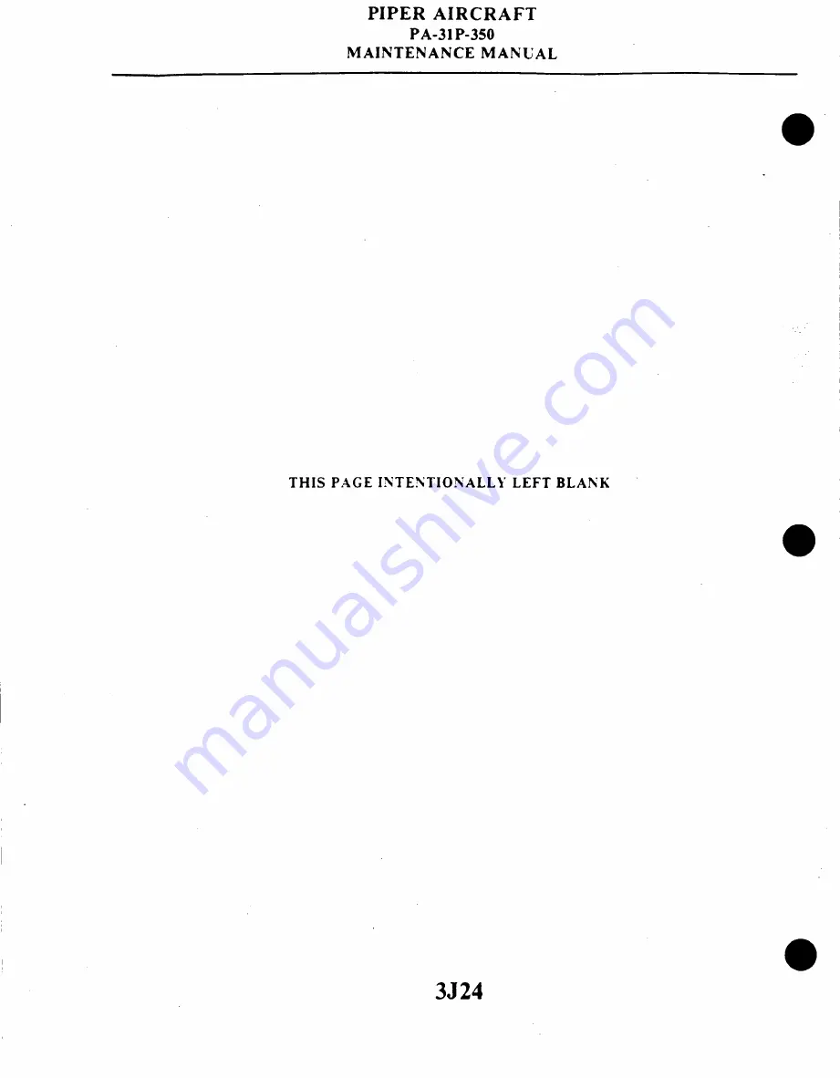 Piper Aircraft Corporation MOJAVE PA-31 P-350 Maintenance Manual Download Page 783