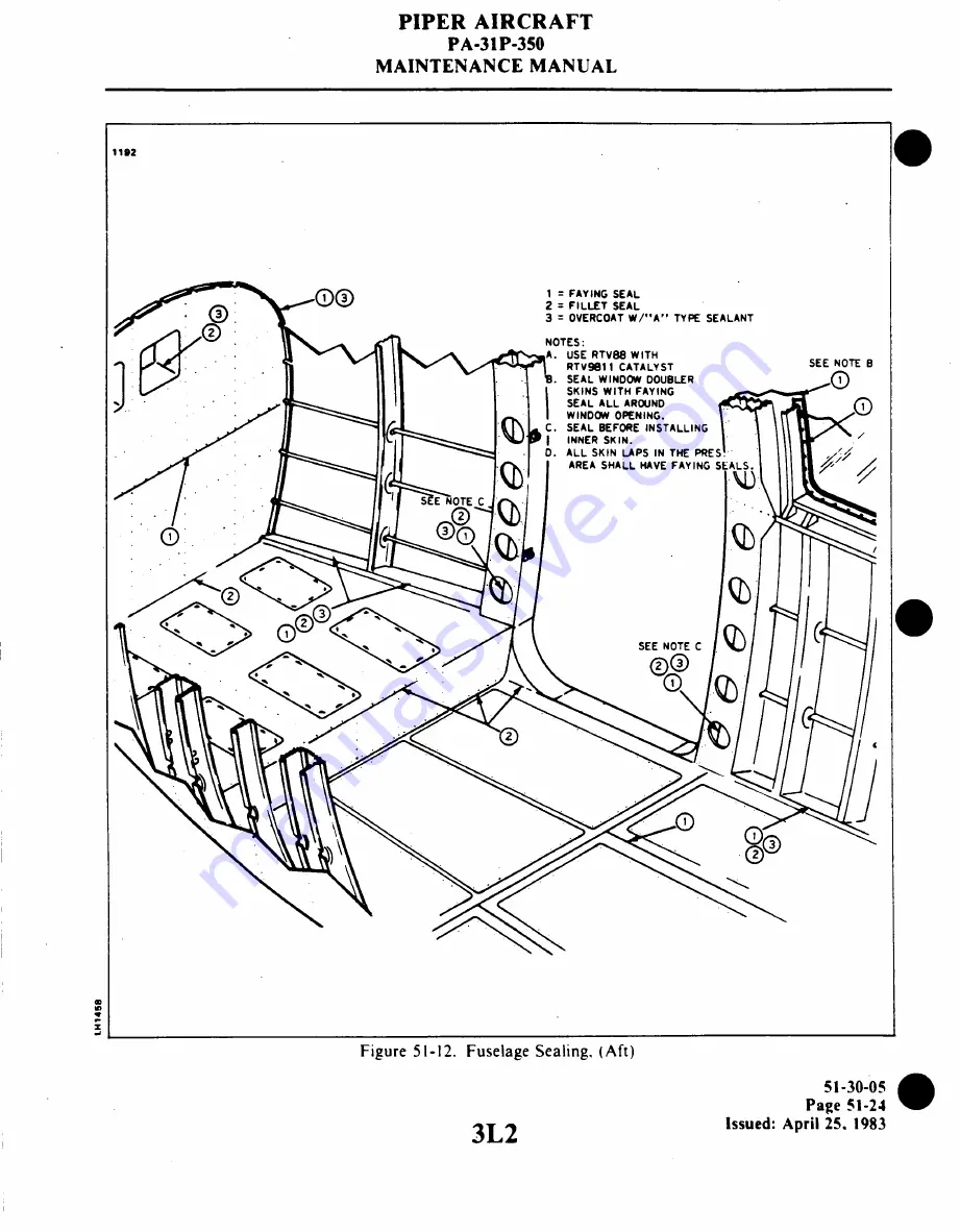 Piper Aircraft Corporation MOJAVE PA-31 P-350 Maintenance Manual Download Page 809