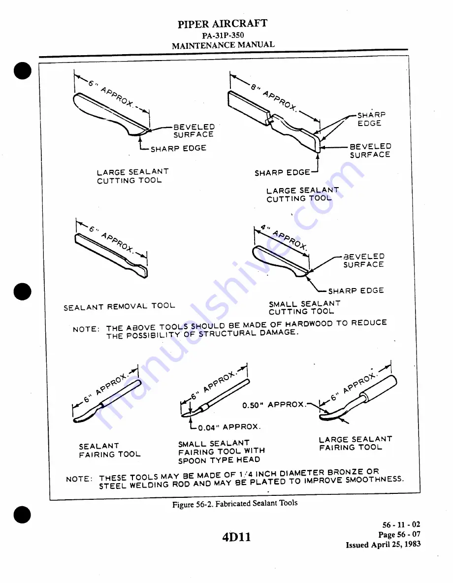 Piper Aircraft Corporation MOJAVE PA-31 P-350 Maintenance Manual Download Page 903