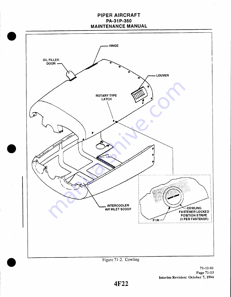 Piper Aircraft Corporation MOJAVE PA-31 P-350 Maintenance Manual Download Page 962