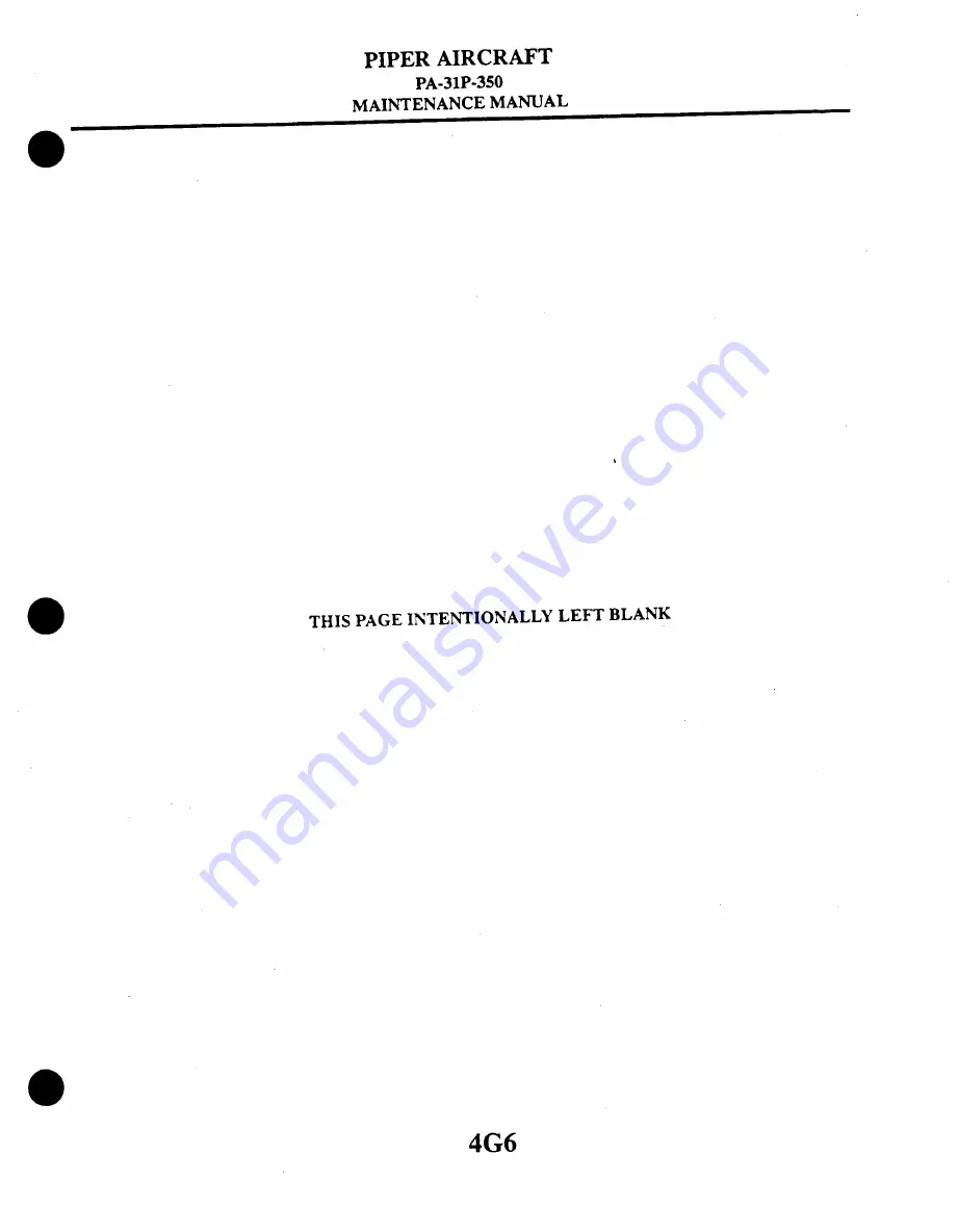 Piper Aircraft Corporation MOJAVE PA-31 P-350 Maintenance Manual Download Page 970