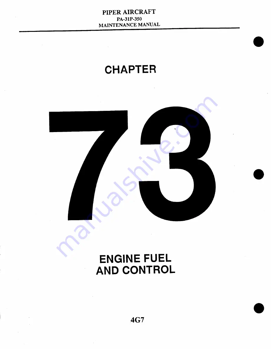 Piper Aircraft Corporation MOJAVE PA-31 P-350 Maintenance Manual Download Page 971