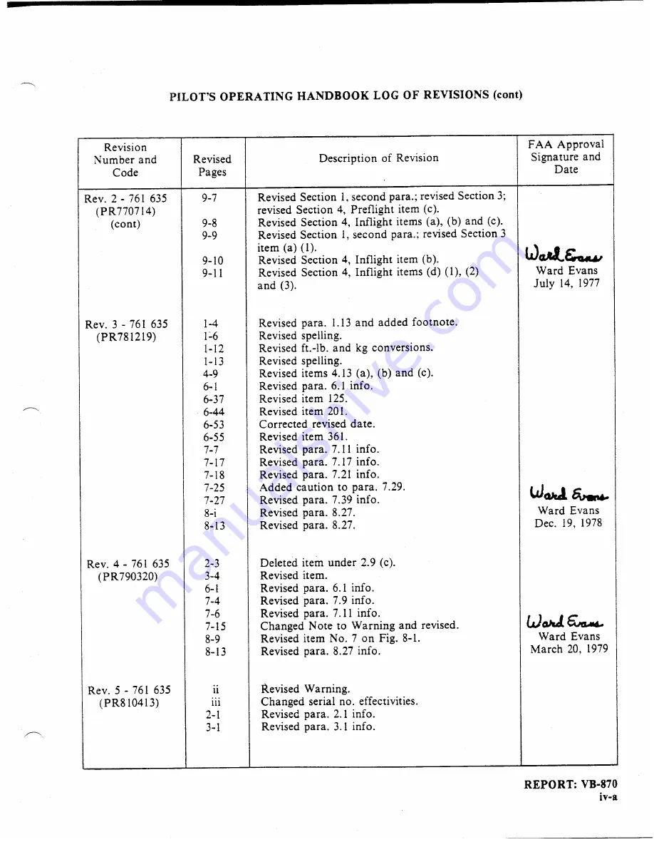 Piper Arrow PA-28R-201 Information Manual Download Page 5