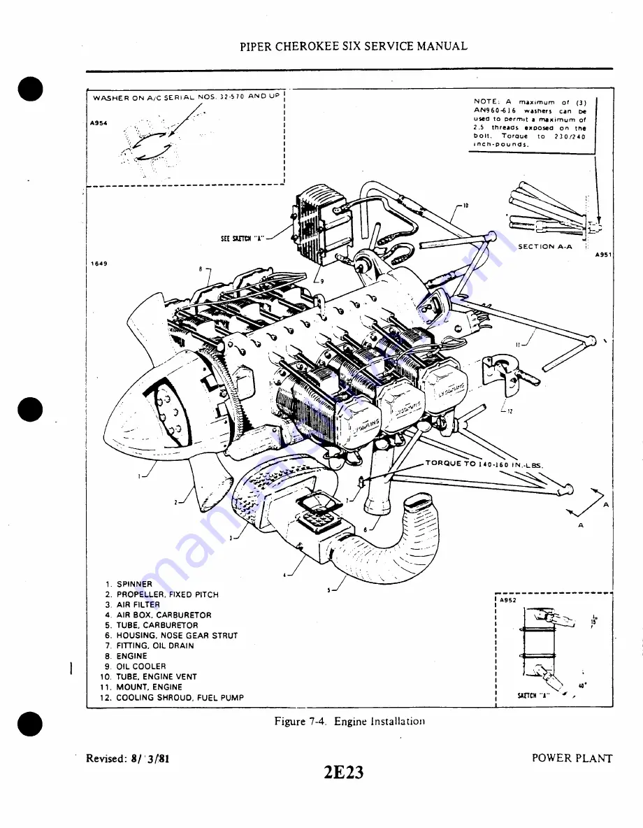 Piper Cherokee LANCE Service Manual Download Page 363