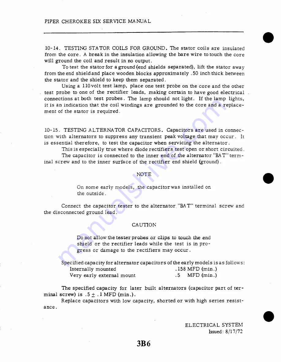 Piper Cherokee LANCE Service Manual Download Page 550