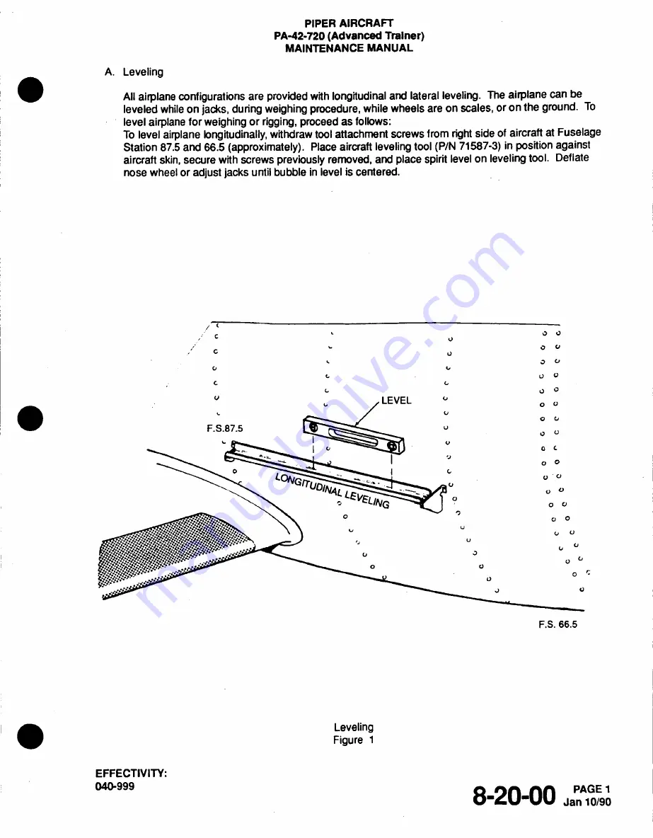 Piper Cheyenne IIIA Airplane Maintenance Manual Download Page 102