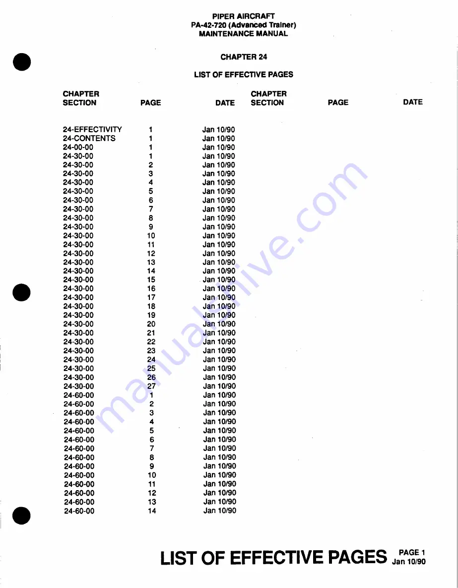 Piper Cheyenne IIIA Airplane Maintenance Manual Download Page 213