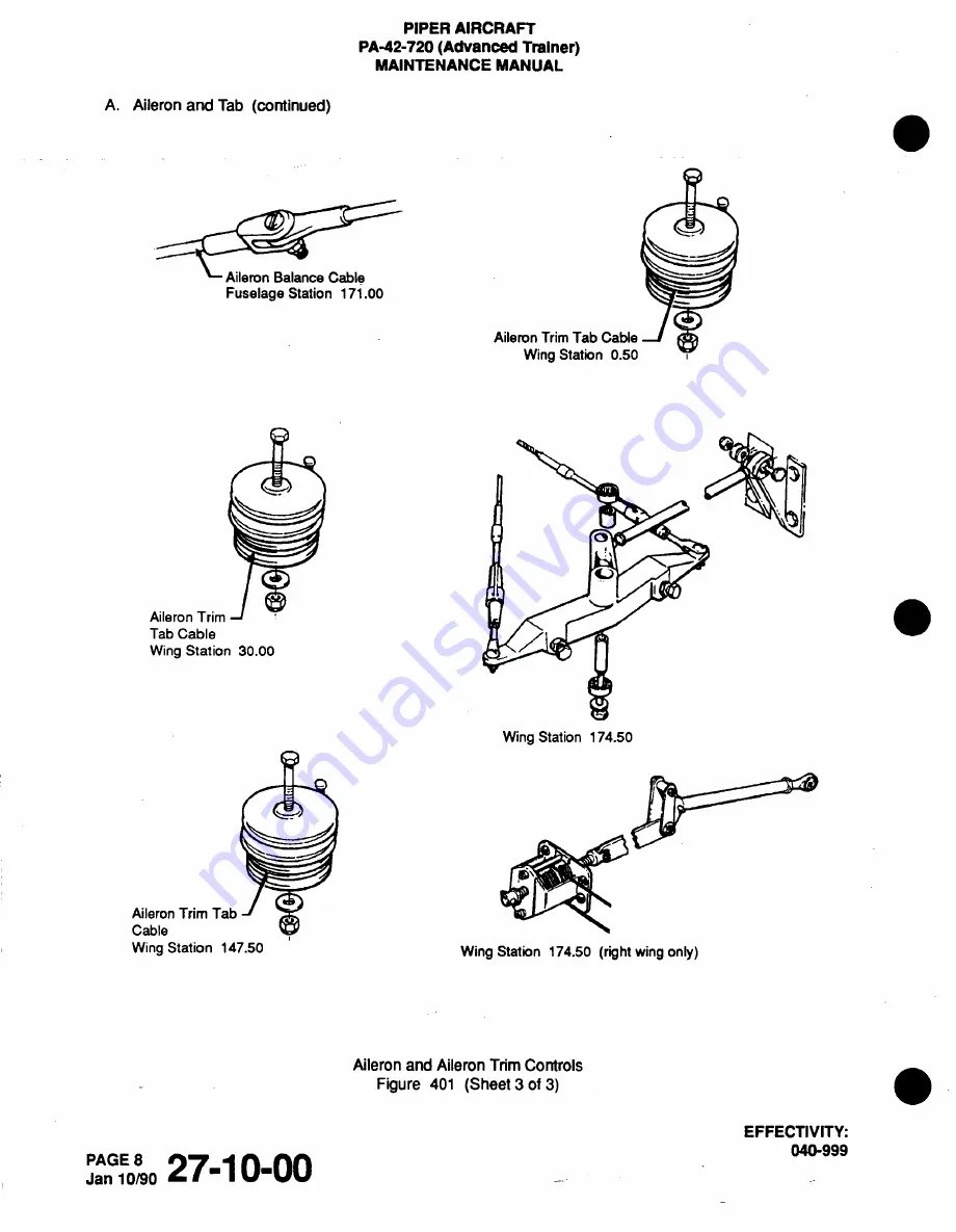 Piper Cheyenne IIIA Airplane Maintenance Manual Download Page 306