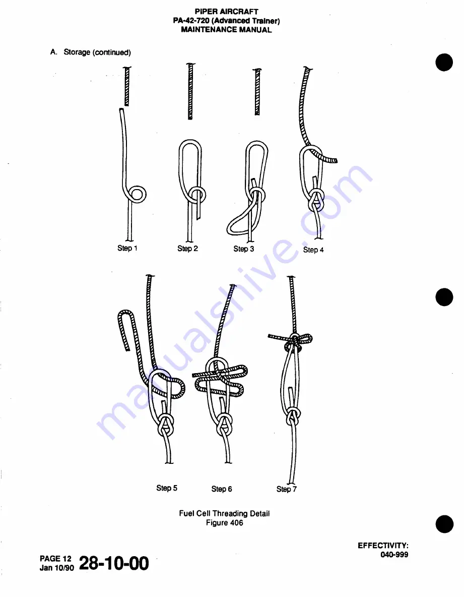 Piper Cheyenne IIIA Airplane Maintenance Manual Download Page 383