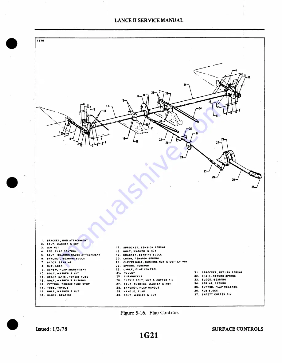 Piper Lance II Service Manual Download Page 165