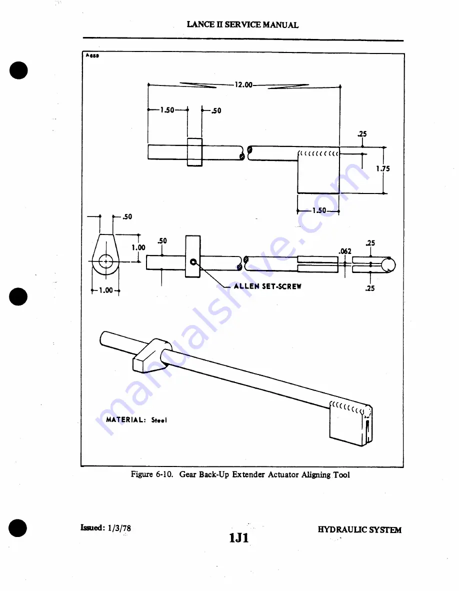 Piper Lance II Service Manual Download Page 217