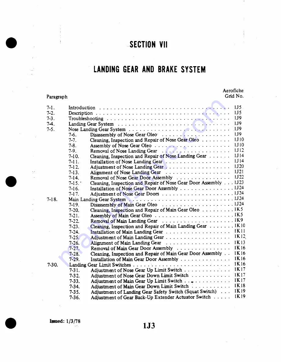 Piper Lance II Service Manual Download Page 219