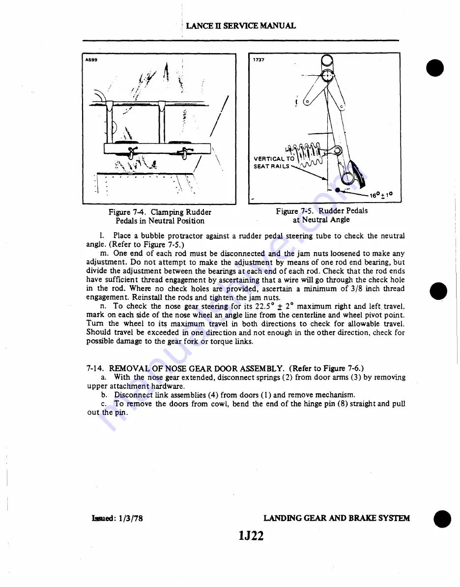 Piper Lance II Service Manual Download Page 238