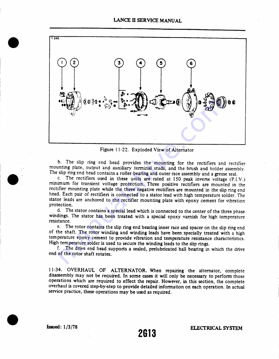 Piper Lance II Service Manual Download Page 445