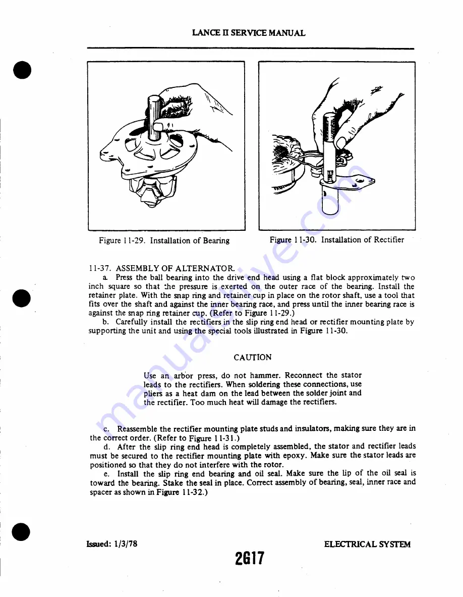 Piper Lance II Service Manual Download Page 449