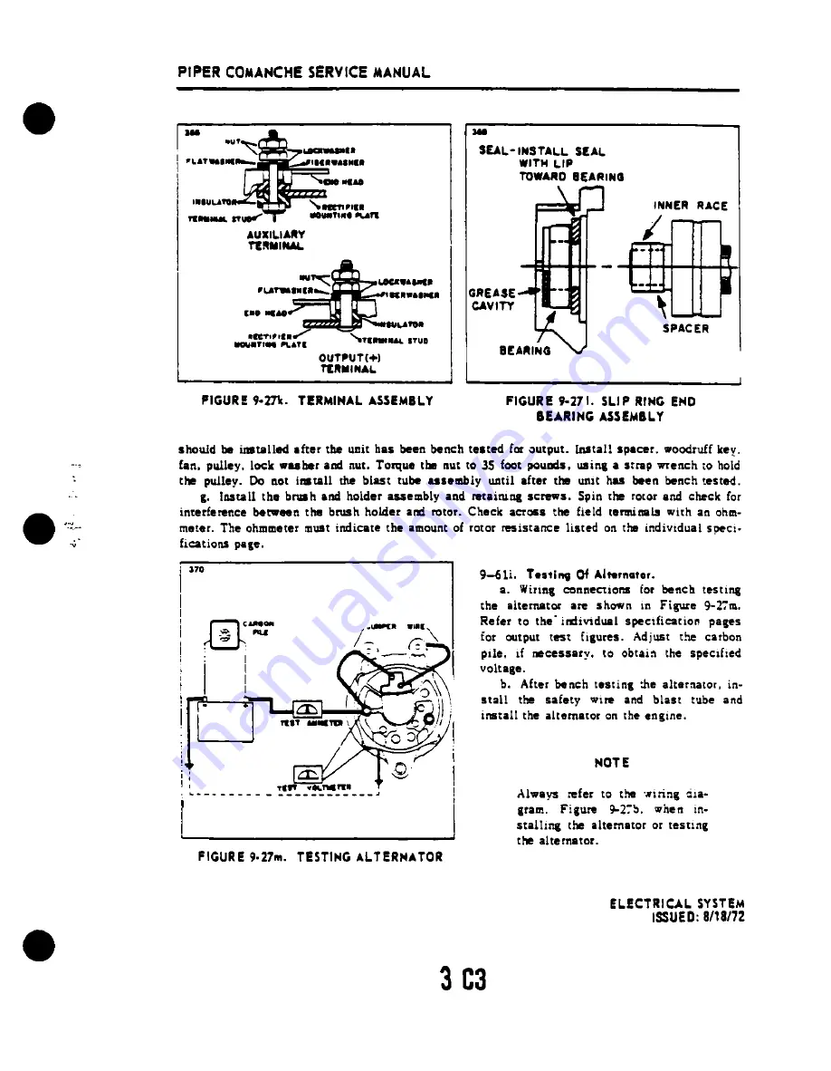 Piper PA-24-180 Comanche Airplane Service Manual Download Page 573