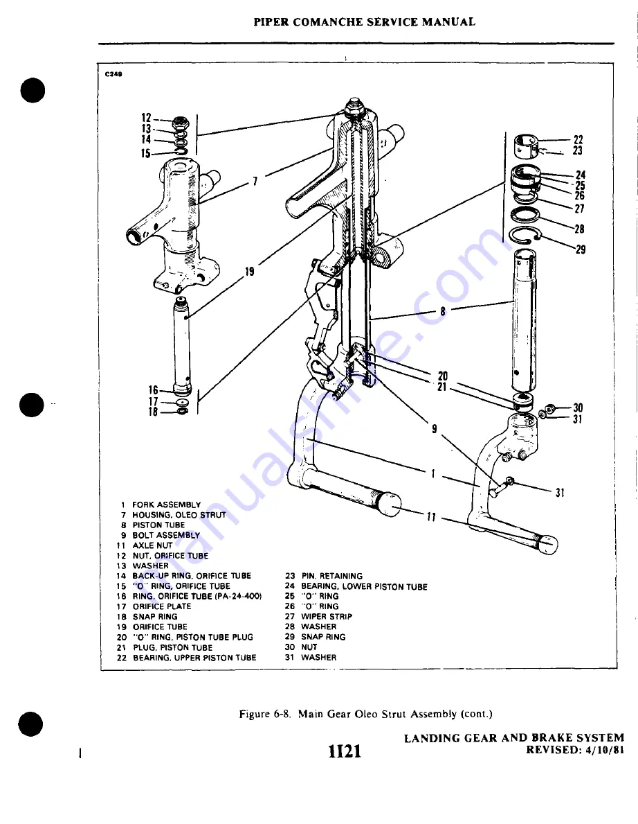 Piper PA-24 Comanche Service Manual Download Page 339