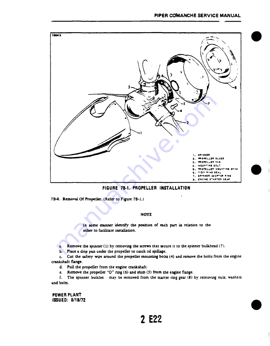 Piper PA-24 Comanche Service Manual Download Page 528