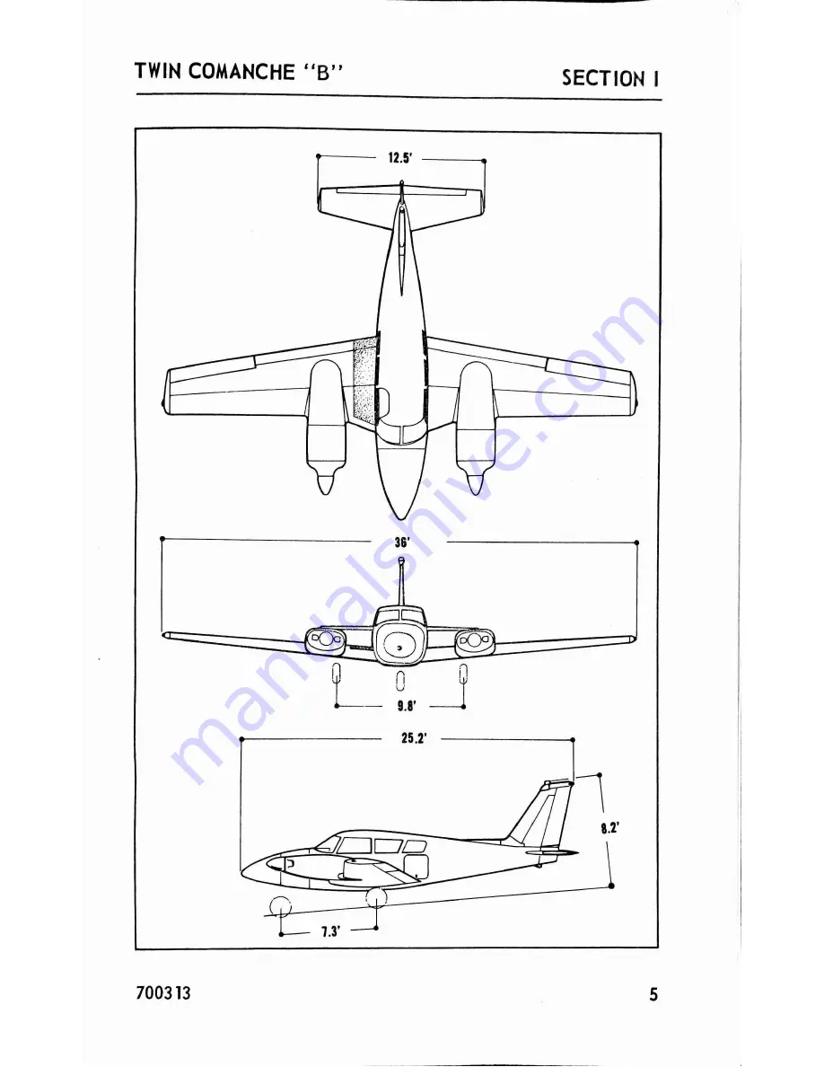 Piper Twin Comanche B Скачать руководство пользователя страница 10