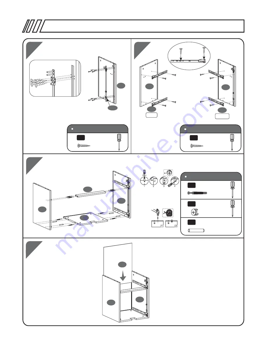 Piranha Furniture PC10 Assembly Instructions Manual Download Page 5