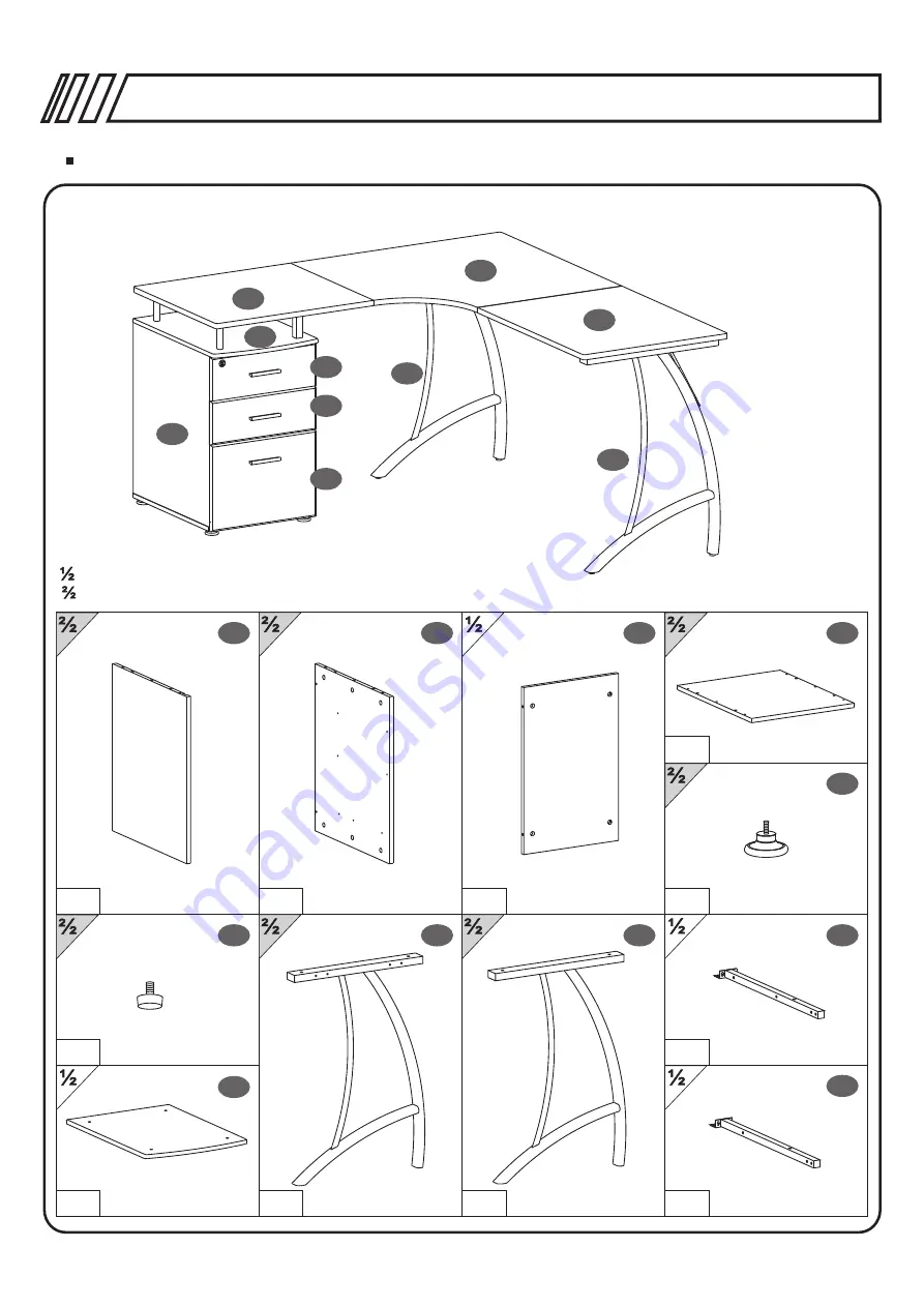 Piranha Furniture PC28 Скачать руководство пользователя страница 2