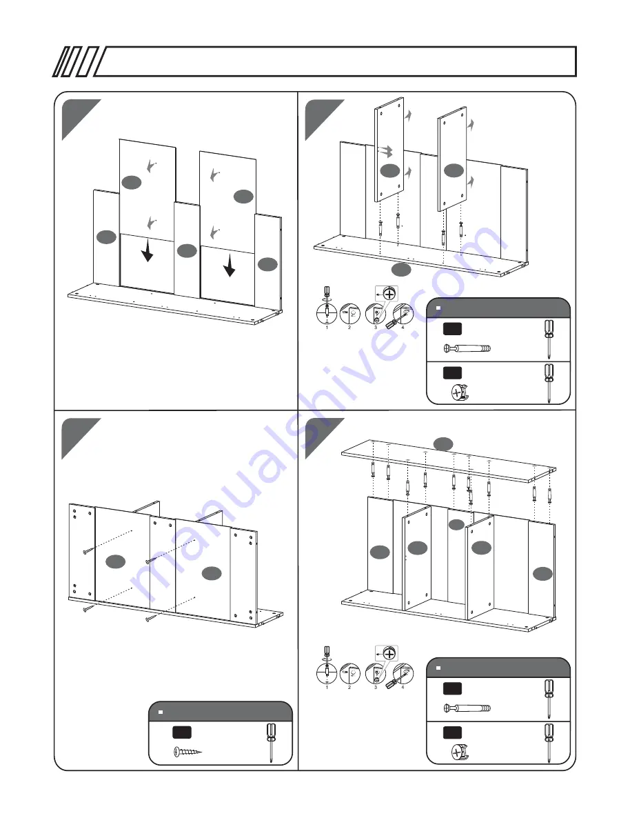 Piranha Furniture PC6 Assembly Instructions Manual Download Page 5