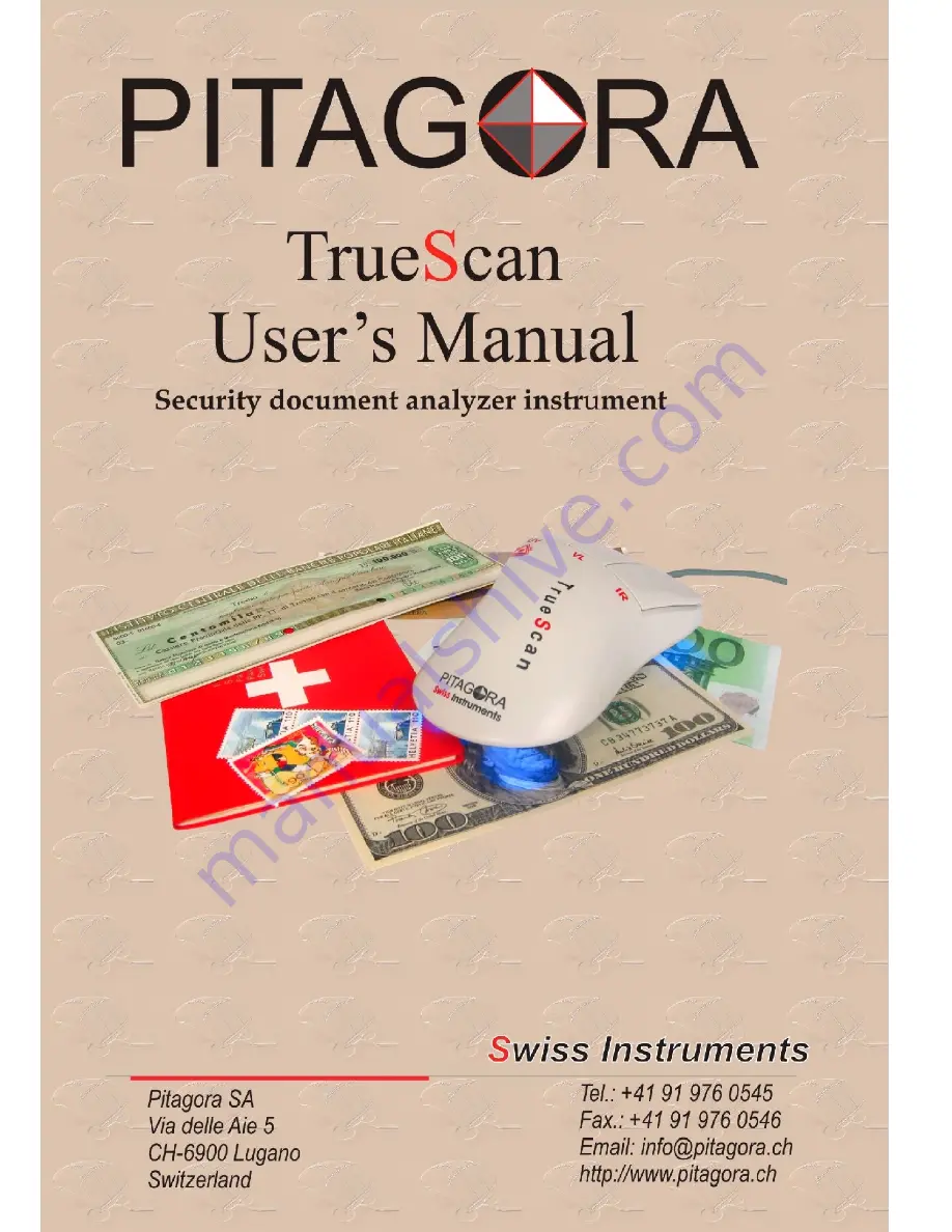 Pitagora TrueScan User Manual Download Page 1