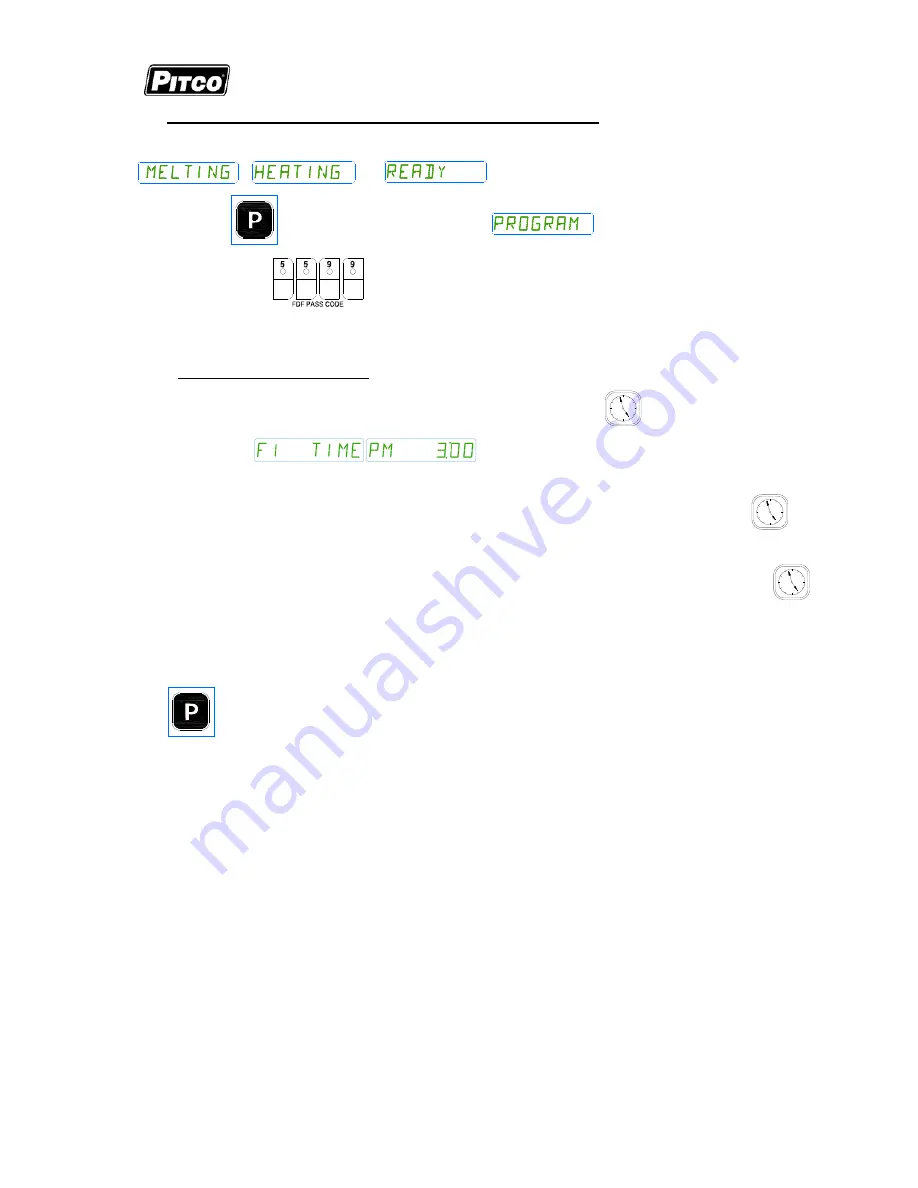 Pitco Solstice I12 Operator'S Manual Download Page 17