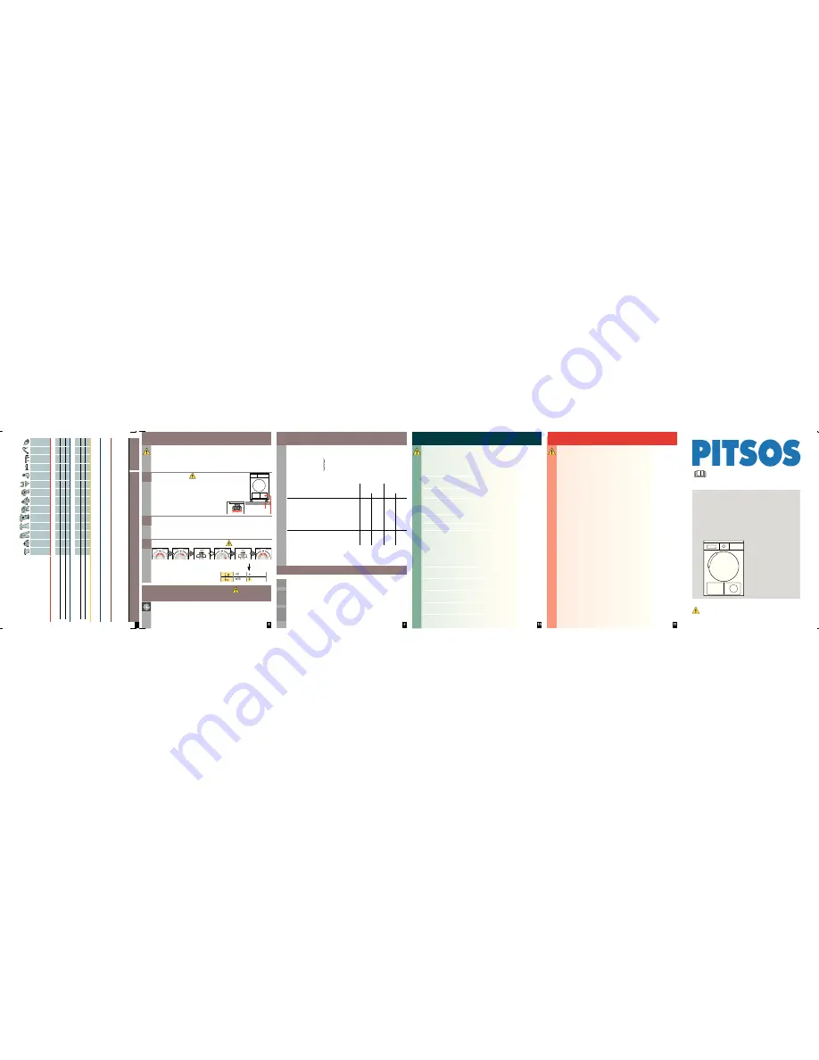 PITSOS wtp60100 Operating And Installation Instruction Download Page 2