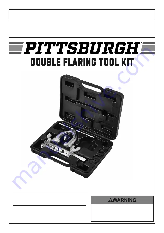 Pittsburgh 58641 Owner'S Manual & Safety Instructions Download Page 1