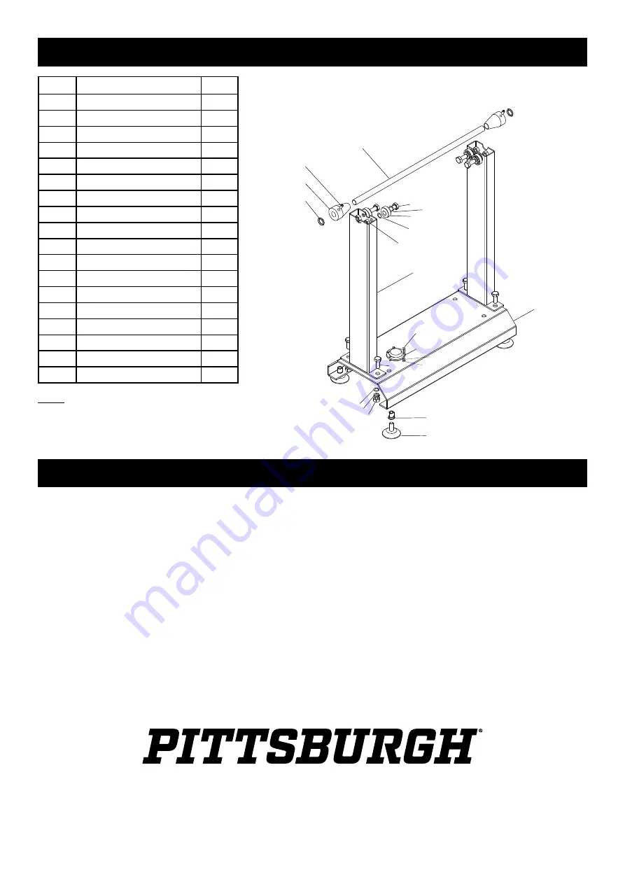 Pittsburgh 58738 Скачать руководство пользователя страница 4