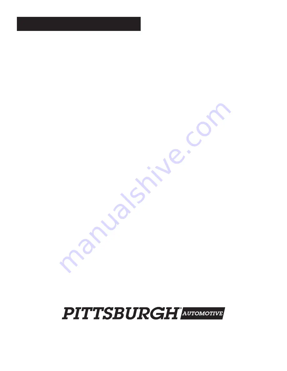 Pittsburgh 68783 Скачать руководство пользователя страница 8