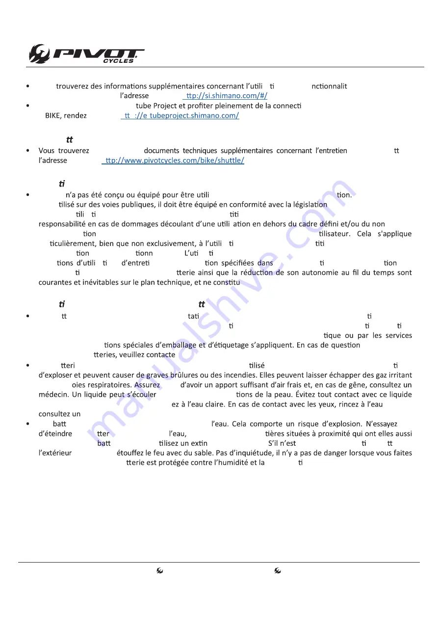 PIVOT cycles Shuttle Race XT Скачать руководство пользователя страница 59