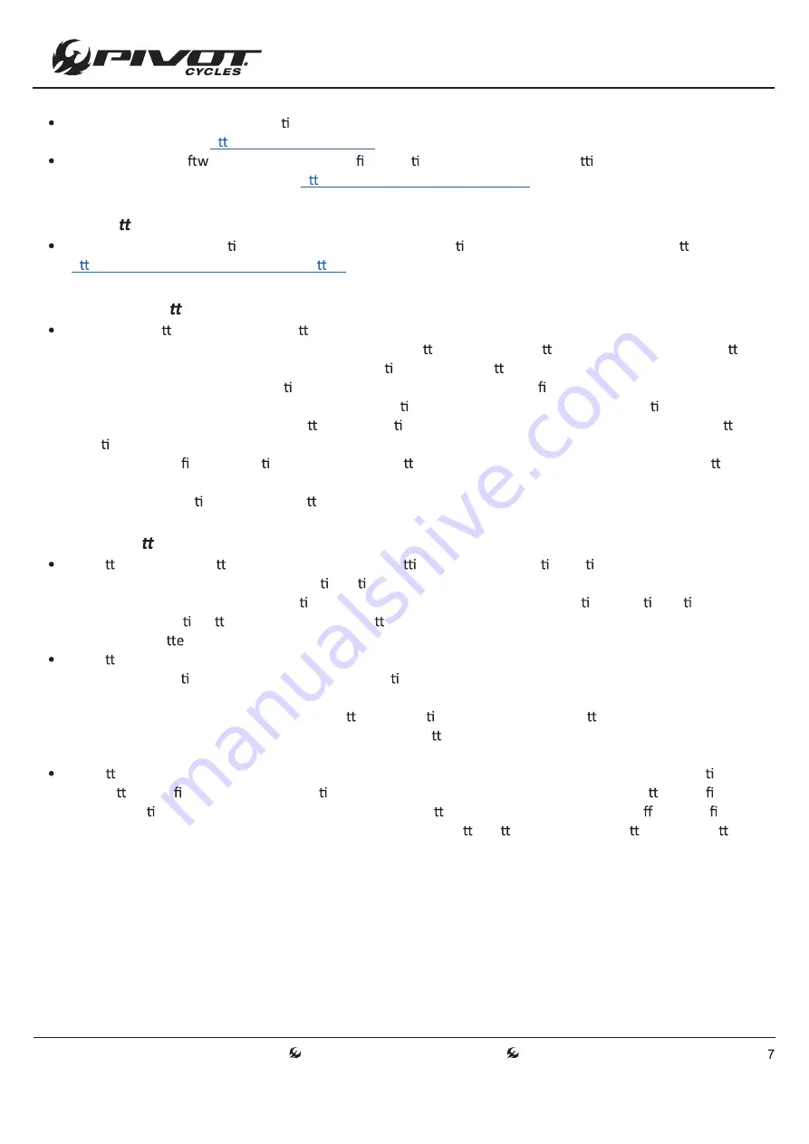 PIVOT cycles Shuttle Race XT Owner'S Manual Download Page 79