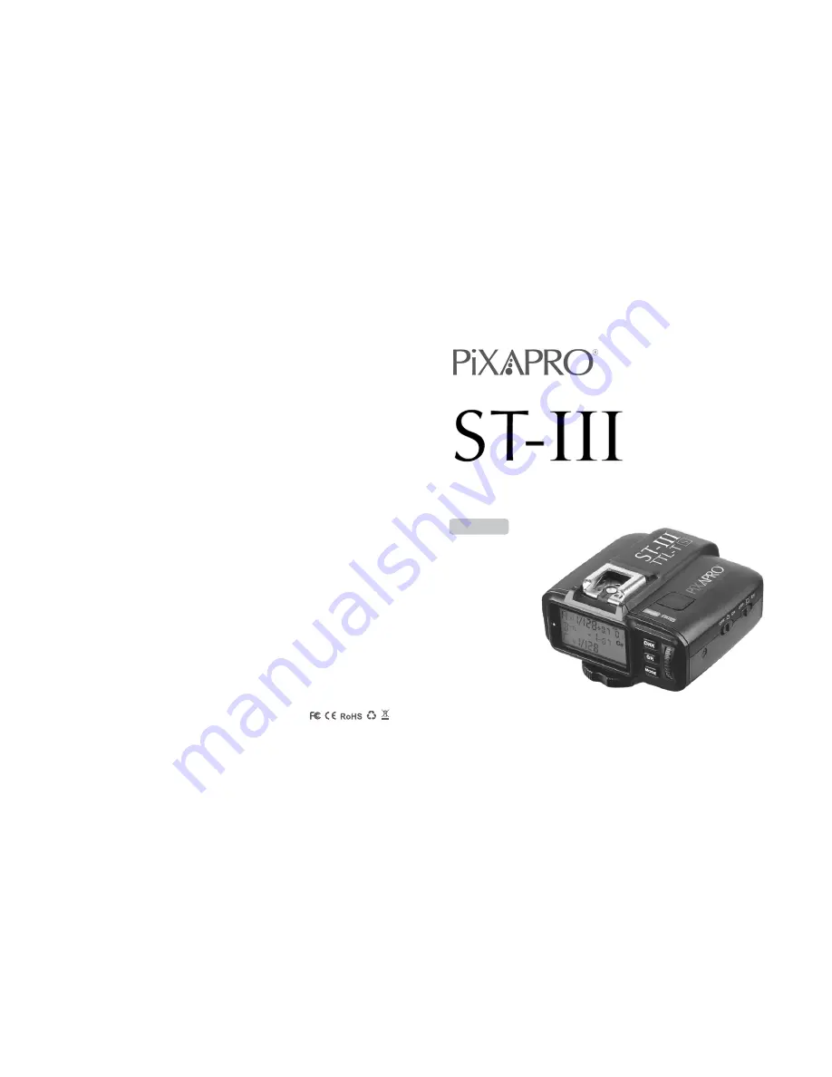 Pixapro ST-III Manual Download Page 1